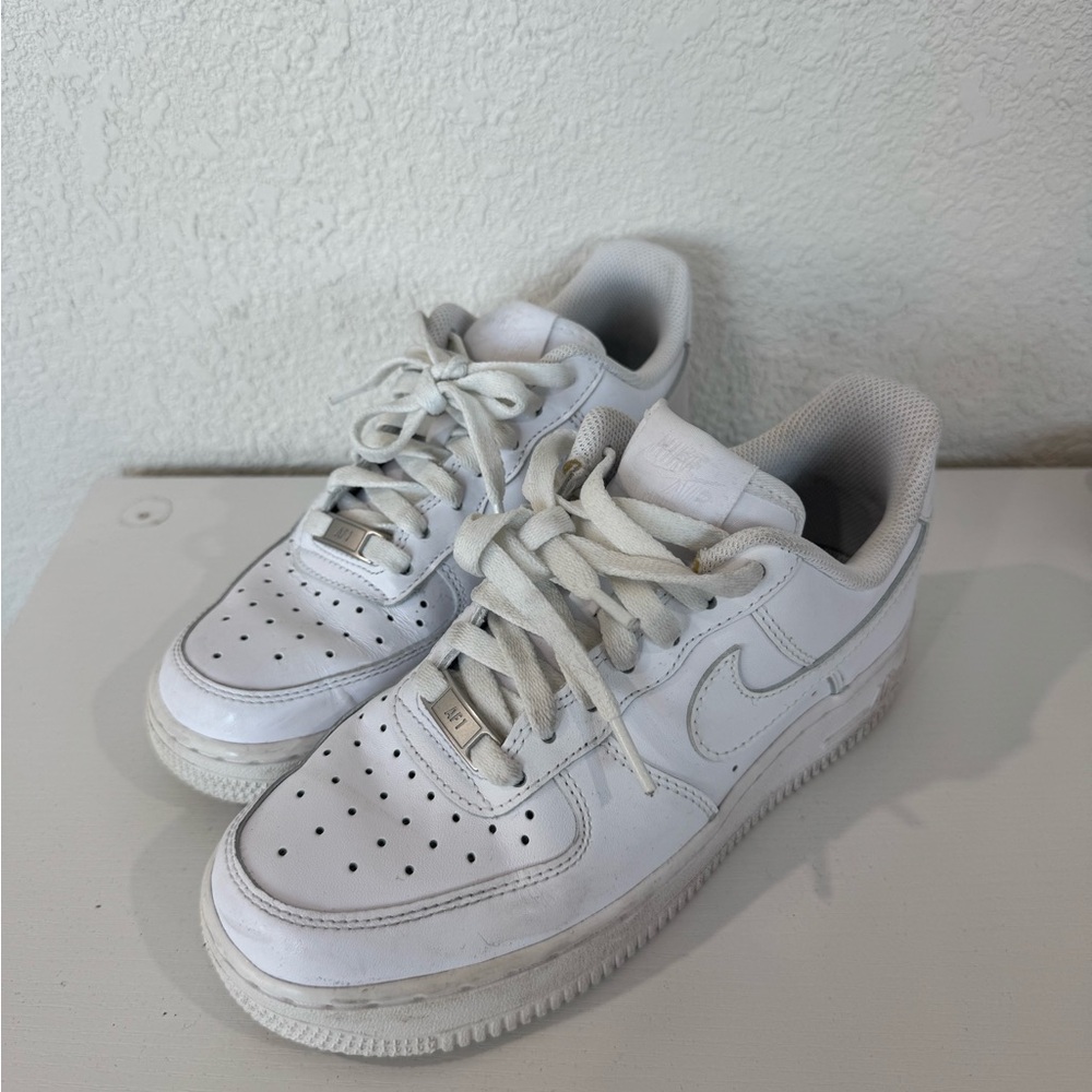 Nike White Lace-Up Sneakers
